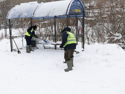Ассоциация строителей АЯМ ведет снегоборьбу на улицах Алдана