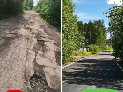В Нижнем Куранахе дороги отремонтировали на два месяца раньше срока