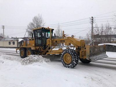 Ассоциация строителей АЯМ ведет снегоборьбу на улицах Алдана | Ассоциация строителей Амуро-Якутской магистрали»