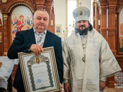 В Южной Якутии освятили величественный Ильинский храм